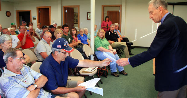 Sen. Charles Grassley in Maquoketa